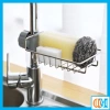 Giá treo vòi nước đựng đồ, giẻ rửa chén bát đa năng inox không gỉ - 36.000đ 2