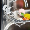 Giá treo vòi nước đựng đồ, giẻ rửa chén bát đa năng inox không gỉ - 36.000đ 8