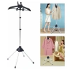 Giá ủi sàn kim nhôm màu đen/xám, mở rộng treo quần áo cho bàn ủi hơi nước 257.730₫ 9