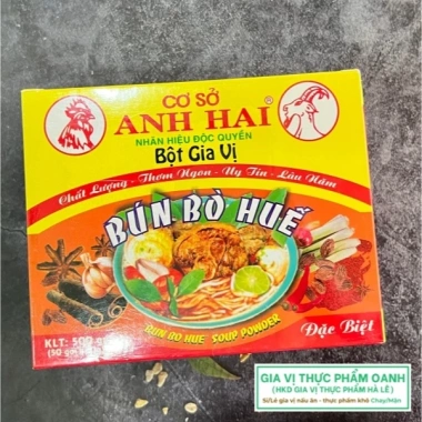 Gia vị Anh Hai 500gr - Đậm vị bò kho, cà ri, bún bò, phở, ngũ vị hương, giá 263k 4