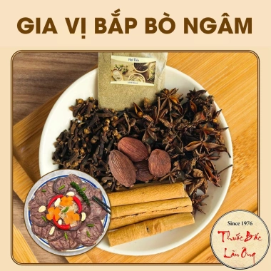 Gia vị bắp bò ngâm mắm - Gói hầm thảo mộc tự nhiên, set tự chọn, chỉ 8.000