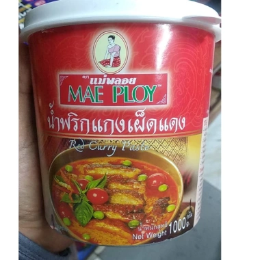 Gia vị cà ri đỏ Thái Lan Red Curry Paste Mae Ploy 1.000g - Giá ưu đãi 235.000 VND (giá gốc 289.050)