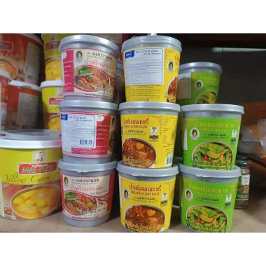Gia vị cà ri Thái Lan Yellow Curry Paste Mae Plôy Đỏ Vàng Xanh 450g - 125.000₫