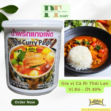 Gia vị cà ri Thái Lobo 400gr - Paste Đỏ và Xanh, giảm giá 125k, thơm ngon Thái