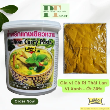 Gia vị cà ri Thái Lobo 400gr - Paste Đỏ và Xanh, giảm giá 125k, thơm ngon Thái
