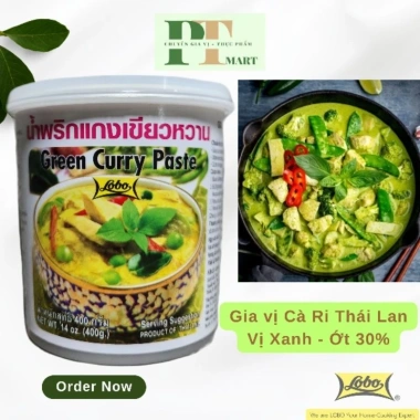 Gia vị cà ri Thái Lobo 400gr - Paste Đỏ và Xanh, giảm giá 125k, thơm ngon Thái