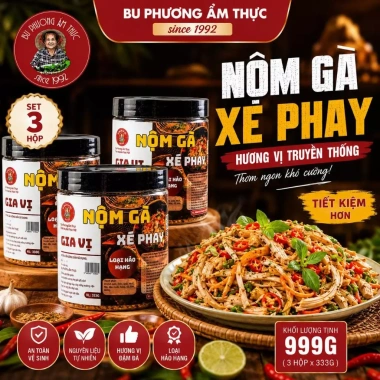 Gia Vị Làm Nộm Gà Xé Phay Bu Phương Ẩm Thực - Đậm Đà, Tiện Lợi, Giảm Giá, Giá Chỉ 142.500₫
