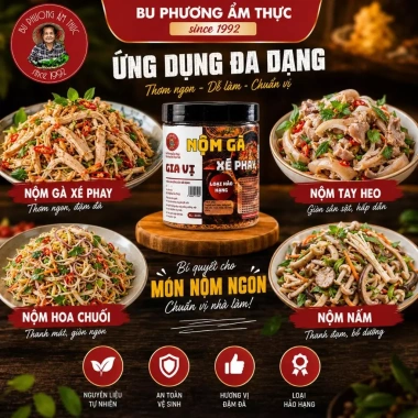 Gia Vị Làm Nộm Gà Xé Phay Bu Phương Ẩm Thực - Đậm Đà, Tiện Lợi, Giảm Giá, Giá Chỉ 142.500₫