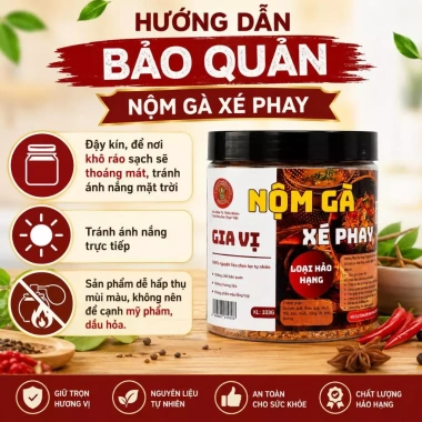 Gia Vị Làm Nộm Gà Xé Phay Bu Phương Ẩm Thực - Đậm Đà, Tiện Lợi, Giảm Giá, Giá Chỉ 142.500₫ 8 Gia Vị Làm Nộm Gà Xé Phay Bu Phương Ẩm Thực - Đậm Đà, Tiện Lợi, Giảm Giá, Giá Chỉ 142.500₫ 8
