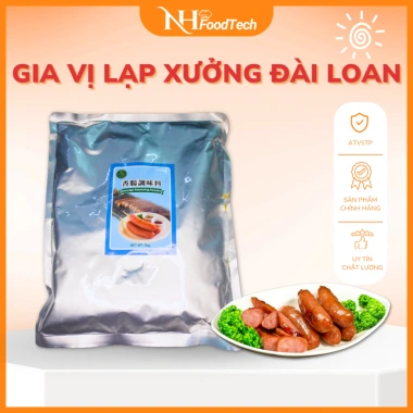 Gia vị lạp xưởng Đài Loan Ngọt Giòn chuẩn vị Tách gói 100-500gr giá ưu đãi 110k