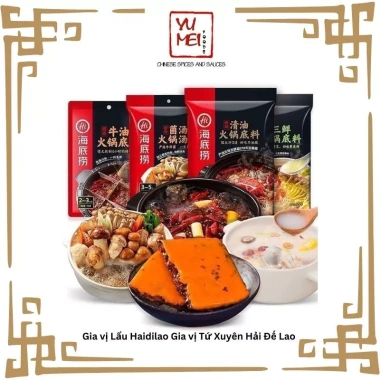 GIA VỊ LẨU HAIDILAO 5 VỊ - VỊ CHUẨN, Giá chỉ 62.000 VND, Giảm mạnh so với 78.120 VND