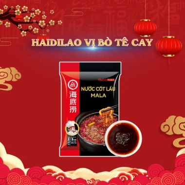 Gia Vị Lẩu Haidilao Vị Tê Cay Cốt Lẩu Tứ Xuyên Ngon Giá 28k Giao 2h 9