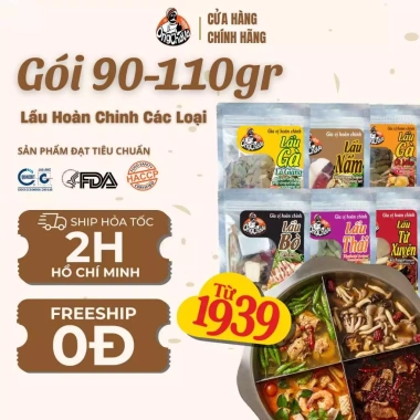 Gia Vị Lẩu Hoàn Chỉnh 90gr Ông Chà - Hàng Chính Hãng, Giảm Giá Đến 40k 2