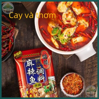 Gia Vị Nấu Cá Cay Tứ Xuyên 180g - Hương Vị Đậm Đà, Giảm Giá Đặc Biệt 59,000₫ 3