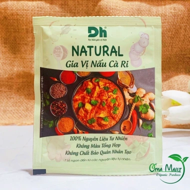 Gia vị nấu Cà Ri tự nhiên Dh Foods 10g - Đậm vị, không chất bảo quản, 12.000₫