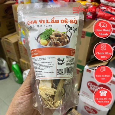 Gia Vị Nấu Lẩu Dê Bò Gói 115g - Ngon, Tiện Lợi, Giá 54.080 VNĐ (Giảm tới 12%)