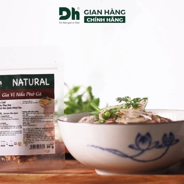 Gia vị nấu phở gà Natural Dh Foods - Thành phần tự nhiên, gói 20gr, chỉ 18.758₫