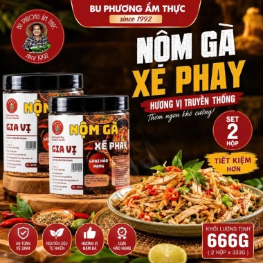 Gia Vị Nộm Gà Xe Phay Bu Phương Ẩm Thực – Ngon, Bảo Quản Dễ, Giá 148.500 VND