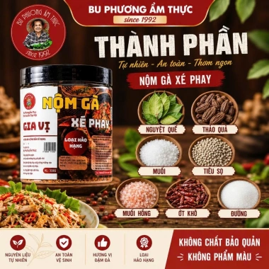 Gia Vị Nộm Gà Xe Phay Bu Phương Ẩm Thực – Ngon, Bảo Quản Dễ, Giá 148.500 VND 3 Gia Vị Nộm Gà Xe Phay Bu Phương Ẩm Thực – Ngon, Bảo Quản Dễ, Giá 148.500 VND 3