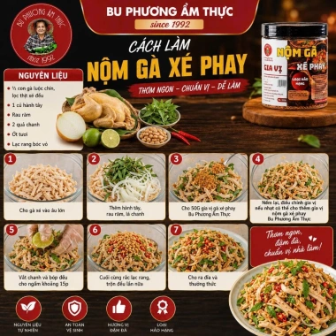 Gia Vị Nộm Gà Xe Phay Bu Phương Ẩm Thực – Ngon, Bảo Quản Dễ, Giá 148.500 VND