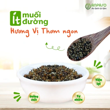 Gia vị rắc cơm Anpaso 35g thơm ngon, dễ ăn cho bé 12 tháng, túi zip - 70.000 VND