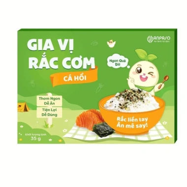 Gia vị rắc cơm Anpaso 35g thơm ngon, dễ ăn cho bé 12 tháng, túi zip - 70.000 VND