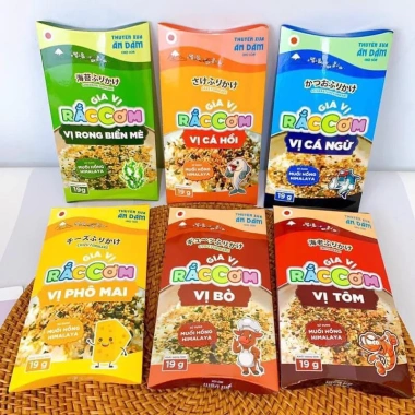 Gia vị rắc cơm cho bé Thuyền Xưa - ăn dặm cá ngừ tôm rong biển cá hồi bò phô mai, chỉ 55.000đ 7