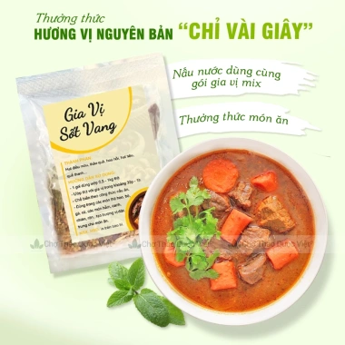 Gia vị sốt vang, bò kho đủ vị – Set thảo mộc thơm ngon, chuẩn vị, 10.000₫ 4