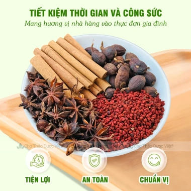 Gia vị sốt vang, bò kho đủ vị – Set thảo mộc thơm ngon, chuẩn vị, 10.000₫ 5
