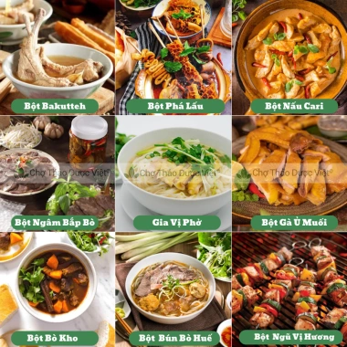 Gia vị sốt vang, bò kho đủ vị – Set thảo mộc thơm ngon, chuẩn vị, 10.000₫ 9