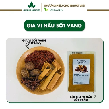 Gia vị sốt vang, bò kho đủ vị – Set thảo mộc thơm ngon, chuẩn vị, 10.000₫ 10