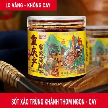 Gia vị sốt xào trùng khánh đa dụng không cay và cay nhẹ, ngon, chỉ 100.000 đồng 3 Gia vị sốt xào trùng khánh đa dụng không cay và cay nhẹ, ngon, chỉ 100.000 đồng 3