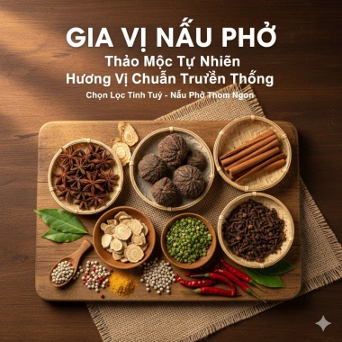 Gia vị thảo mộc nấu phở vị truyền thống 30gr - Giá ưu đãi 20.000đ, tặng túi lọc 2 Gia vị thảo mộc nấu phở vị truyền thống 30gr - Giá ưu đãi 20.000đ, tặng túi lọc 2