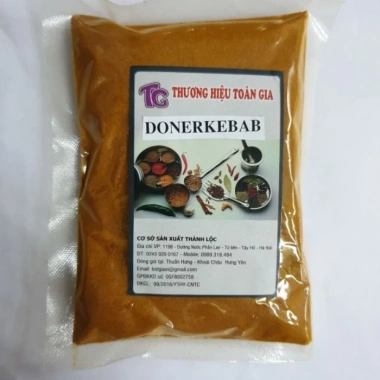 Gia vị ướp thịt Doner Kebab 100gr - Hương vị Thổ Nhĩ Kỳ chuẩn, chỉ 45.000 VND
