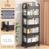 Giá Xe Đẩy Nhỏ Đứng Sàn - Lưu Trữ Đồ Ăn Nhẹ, Phòng Ngủ, Nhà Bếp, Di Động, Giá 156k 8