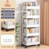 Giá Xe Đẩy Nhỏ Đứng Sàn - Lưu Trữ Đồ Ăn Nhẹ, Phòng Ngủ, Nhà Bếp, Di Động, Giá 156k 9