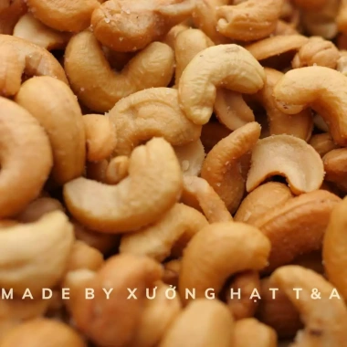 Giá xưởng 500g Hạt Điều Rang Muối Loại 1 - Hộp nhôm, size Cồ 380hạt/kg, W180, chỉ 100k (Giá gốc 129k)