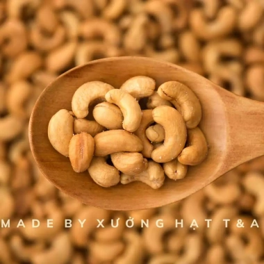 Giá xưởng 500g Hạt Điều Rang Muối Loại 1 - Hộp nhôm, size Cồ 380hạt/kg, W180, chỉ 100k (Giá gốc 129k)