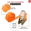 GIÁ XƯỞNG Dây Chằng Tăng Đơ 25mm Tải 800kg Không Móc - Xuất Khẩu Cao Cấp, Giá Chỉ 29.000₫ 5