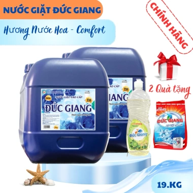 Giảm 299k - Nước Giặt Đức Giang 19kg Sạch Thơm Chính Hãng, Giá chỉ 533.000đ