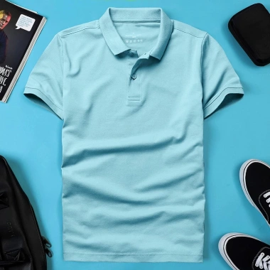 Giảm 50% Áo Polo Trơn Vải Cá Sấu Cotton Cao Cấp Ngắn Tay - Màu Pastel Hot, Chỉ 119.000₫