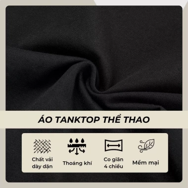Giảm 50% Áo tanktop BAMIHOME ATT04 Vải co giãn, thoải mái tập gym, giá 159.000₫