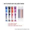 Giảm 5k - Hộp 10 Bút Gel Classmate CL‑GP109 0.5mm, Thay Thế Mực Xanh Đen Tím, Giá 30.000₫ 8