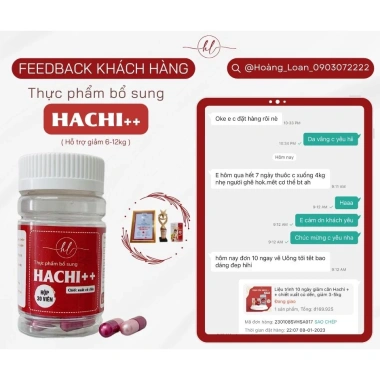 Giảm cân Hachi++ Detox 30 viên - Giảm 5-8kg, Giá 750.000đ (Giá gốc 930.000đ) 7