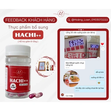 Giảm cân Hachi++ Detox 30 viên - Giảm 5-8kg, Giá 750.000đ (Giá gốc 930.000đ) 8