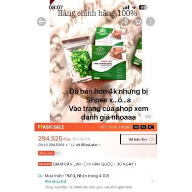 Giảm cân linh chi 30 ngày chính hãng - Thải mỡ nhanh, tăng đề kháng 340.000đ