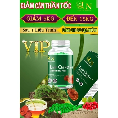 Giảm Cân Linh Chi 4D - Hỗ Trợ Mẹ Sau Sinh Giảm Cân Nhanh, An Toàn, Giá 650.000đ