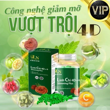 Giảm Cân Linh Chi 4D - Hỗ Trợ Mẹ Sau Sinh Giảm Cân Nhanh, An Toàn, Giá 650.000đ