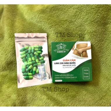 Giảm cân linh chi Hàn Quốc 60 ngày - Đốt mỡ thừa, tăng năng lượng, giảm cân nhanh