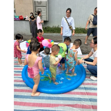 Giảm Giá Thảm Phao Phun Nước 170/150/100cm - Bơi An Toàn Cho Bé, Phong Cách Bể Bơi 3